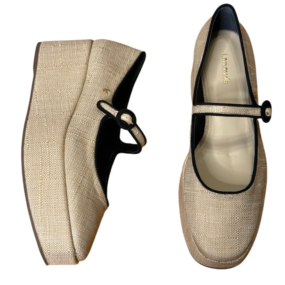 Larroudé Blair Flatform Mary Jane Shoes NWOT